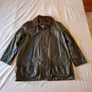 Chaqueta Barbour Beaufort Marrón/Verde Talla L