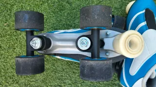 Patines Ruedas Azules Talla Ajustable