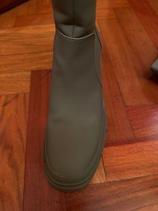 Botas Zara grises plataforma