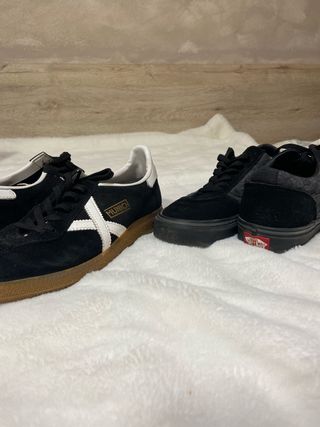 Lote 2 pares zapatillas Munich y Vans Talla 40.5