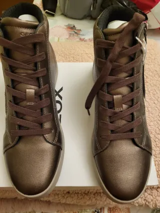 Geox Blomie Sneakers Talla 39 Bronce/Oro