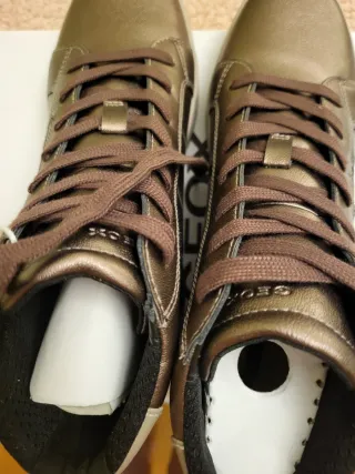 Geox Blomie Sneakers Talla 39 Bronce/Oro