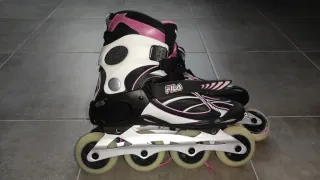 Patines Fila Talla 39 + Protecciones + Bolsa