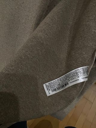 Abrigo Zara largo beige