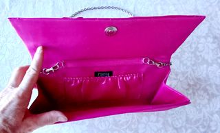 Bolso de fiesta rosa fucsia