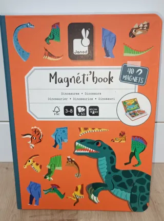 Magneti'book Janod Dinosaurios 40 Imanes