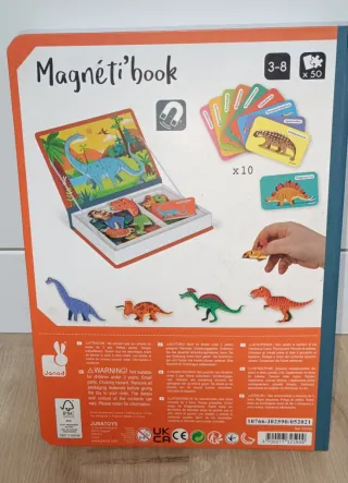 Magneti'book Janod Dinosaurios 40 Imanes