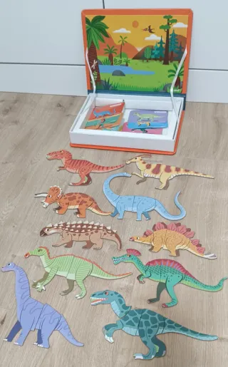 Magneti'book Janod Dinosaurios 40 Imanes
