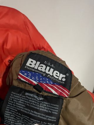 Giacca Blauer Arancione Imbottita