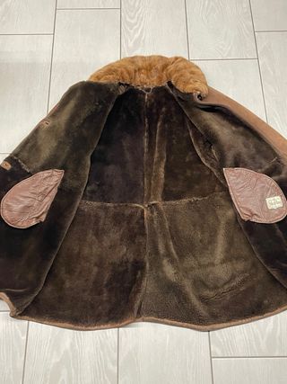 Montone lungo Shearling vintage