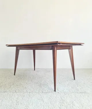 Mesa de salón extensible Mid Century.