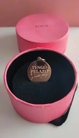 Colgante Tous Baño Oro Rosa 18kt
