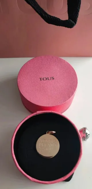 Colgante Tous Baño Oro Rosa 18kt