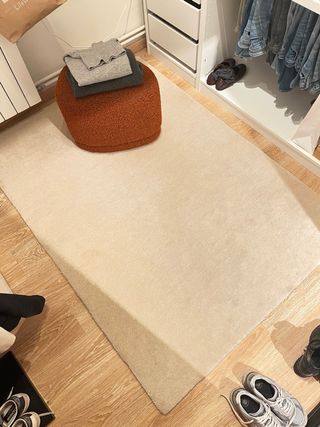 Tappeto Lana Beige Benuta 170x120