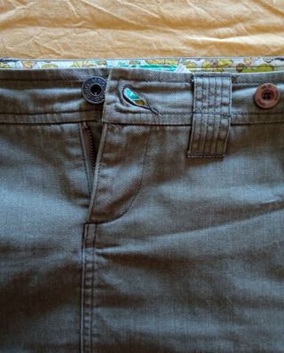 Falda vaquera gris Mango