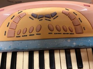 Teclado Infantil Rosa y Morado