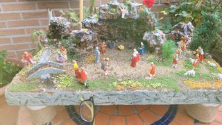 Presepe artigianale fatto a mano
