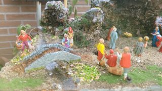 Presepe artigianale fatto a mano