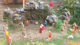 Presepe artigianale fatto a mano