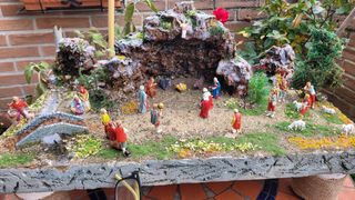 Presepe artigianale fatto a mano