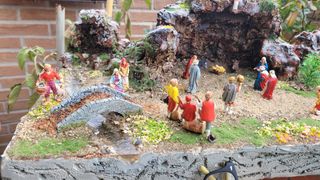 Presepe artigianale fatto a mano