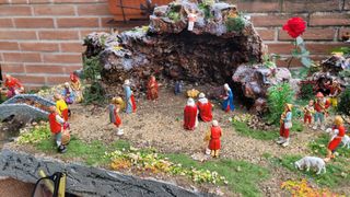 Presepe artigianale fatto a mano