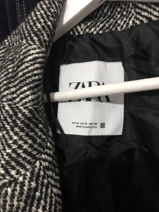 Abrigo espiga ZARA