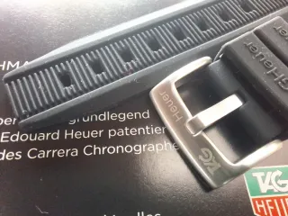 Lote 2 Correas TAG Heuer 20mm Negras