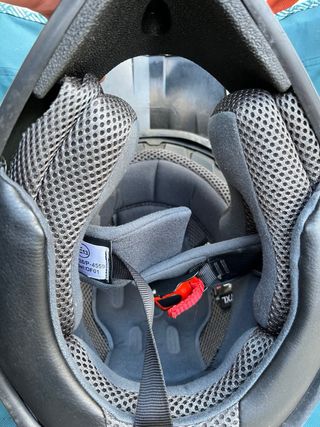 Casco Shiro MX Rojo Negro Blanco