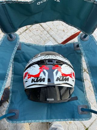 Casco Shiro MX Rojo Negro Blanco