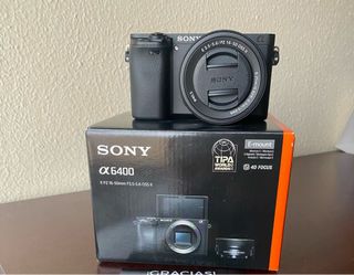 Cámara Sony Alpha 6400 + objetivo 16-50mm