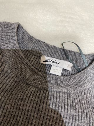 Camiseta Subdued Rayas Gris Negra Talla S