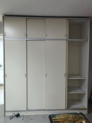Armario de garaje blanco
