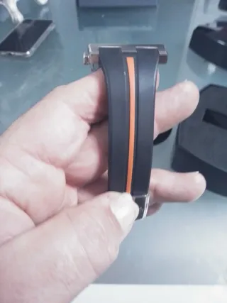 Reloj Lotus Hombre Negro Naranja