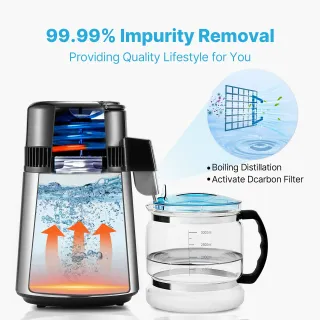 Distillatore d'Acqua 4L Macchina Acqua Distillata