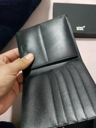 Cartera Montblanc Negra Original