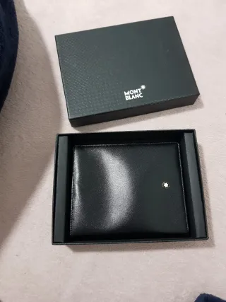 Cartera Montblanc Negra Original