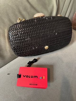 Bolso de fiesta Volum negro