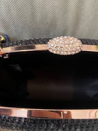 Bolso de fiesta Volum negro