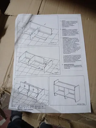 Estantería de madera