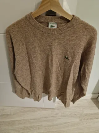 Jersey Lacoste Marrón Talla S