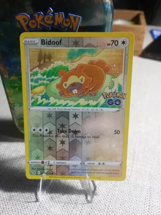 Carta Pokémon Bidoof GO 2022