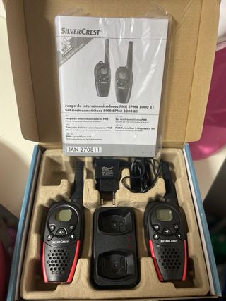Walkie Talkie Silvercrest PMR Set Nuevos preci