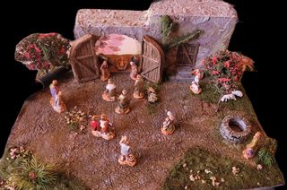 Presepe artigianale fatto a mano