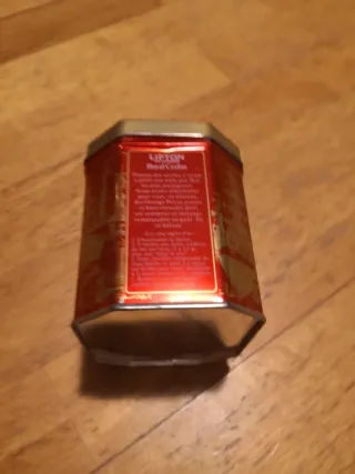 Lata de té Lipton Royal Ceylon 11cm x 8 cm x 10cm