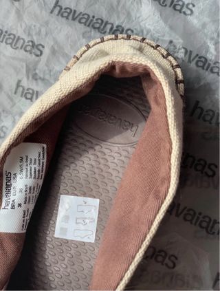 Alpargatas Havaianas Beige sin estrenar