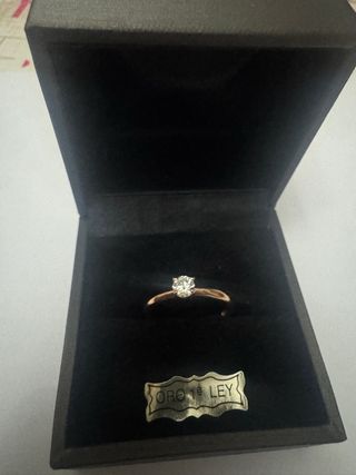 Anillo Oro 18k Diamante