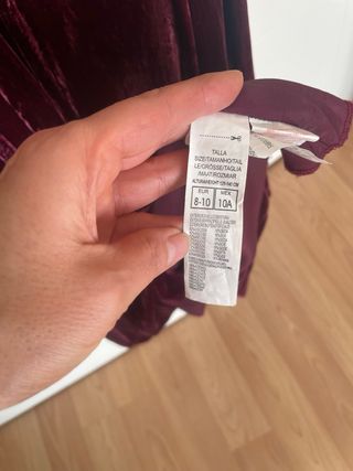 Vestido terciopelo GOCCO niña 8-10 años (128-140cm