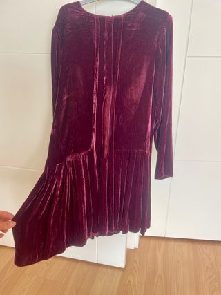 Vestido terciopelo GOCCO niña 8-10 años (128-140cm