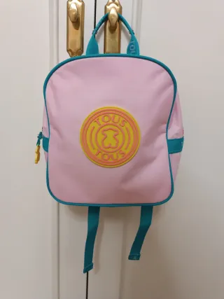 Mochila Tous niña rosa y turquesa